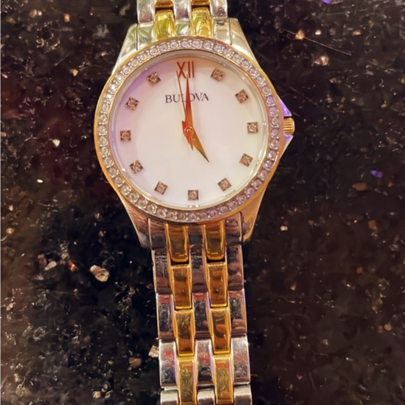 Bulova Ladies Diamond Watch - Picture 3 of 4